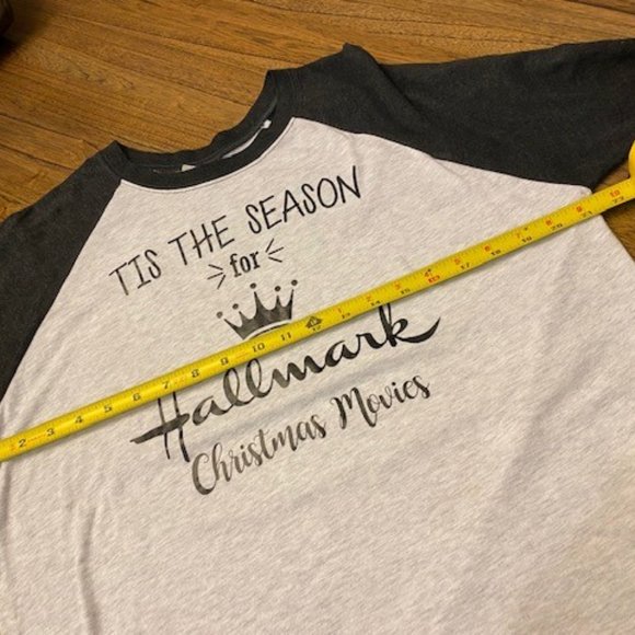 "It's the Season for Hallmark Christmas Movies" Tee Shirt - Picture 5 of 10